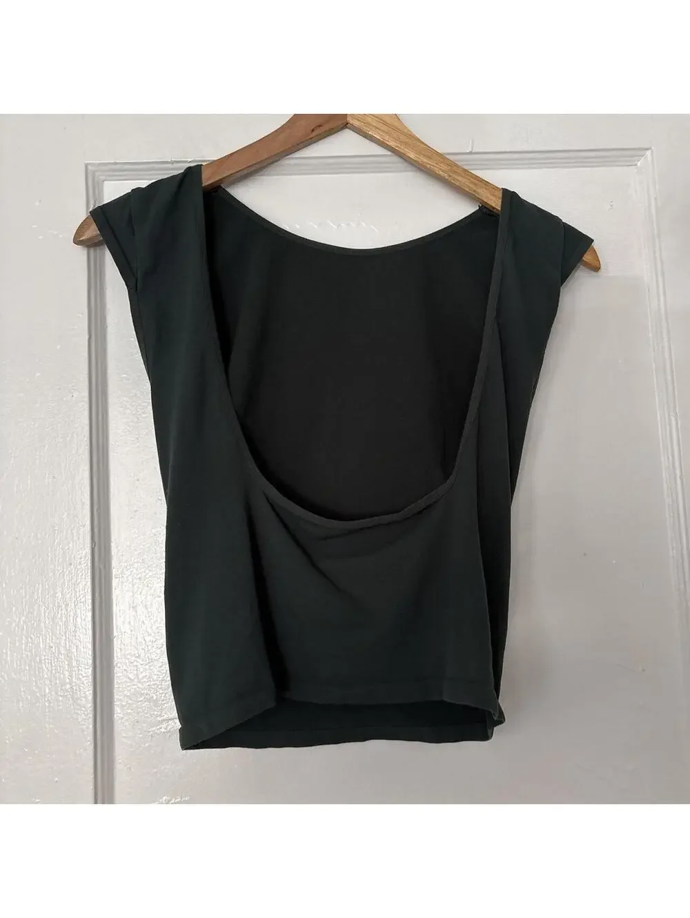 Free People Women's Green and Black Blous